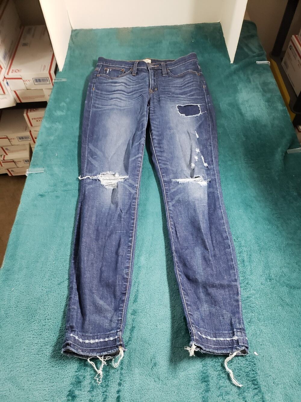 J.Crew Jeans Size 28 Women Blue Pants Stretch Denim Lookout High Rise Skinny